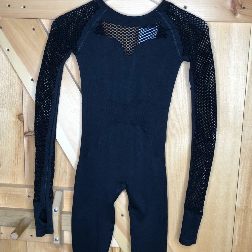 ivy park | fishnet seamless full length bodysuit - Picture 6 of 8